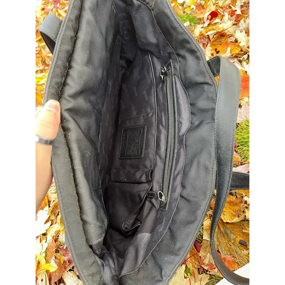 Coach Black Laptop Bag, Vintage Coach NO B1K-5117